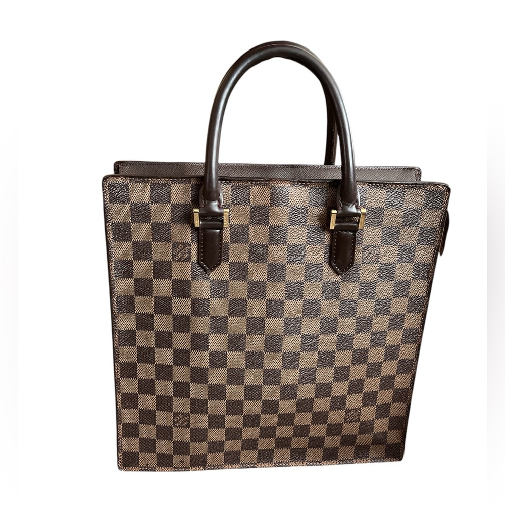 LOUIS VUITTON DAMIER EBENE SAC PLAT